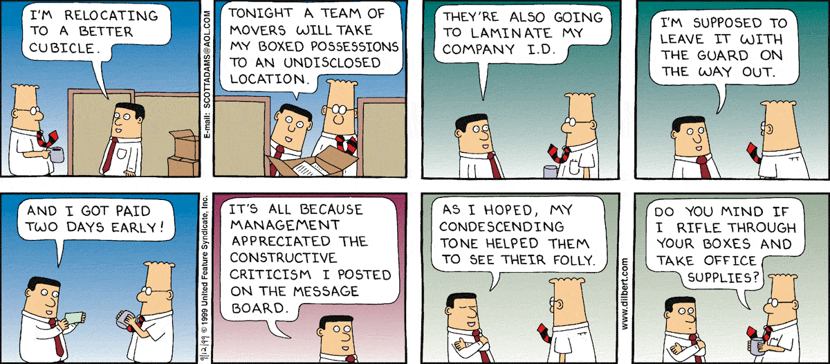 Dilbert Cartoon